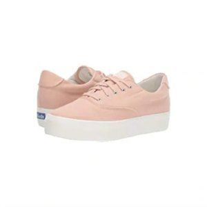 KEDS WF61330 RISE DEMIN SPANISH VILLA PEACH PINK SIZE 8